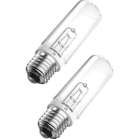 Dimmbare E27-200-W-Röhrenglühbirnen, Warmweiß, 2800 K, Jdd E27-Edison-Glühbirnen, hohe Helligkeit 2820 Lumen, AC220-240 V, 2er-Pack (1/4)
