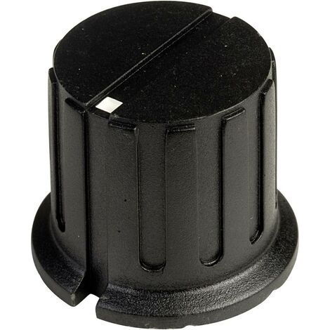 Tête de bouton rotatif SCI PN-38B (6.4mm) avec pointeur noir (Ø x H) 23.3 mm x 20 mm 1 pc(s) (1/4)