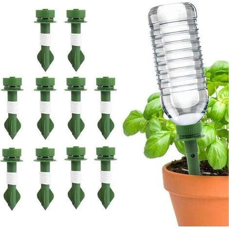 Automatisches Bewässerungssystem mit 10 Keramik-Bewässerungsspitzen, automatisches Tropfbewässerungssystem für Weihnachtspflanzen (1/5)