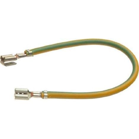 Cable de puesta a tierra Hager l 4181 gn ge 150 mm conectores