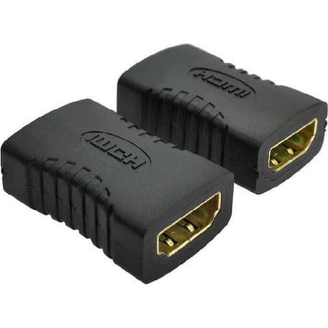 Adaptateur HDMI femelle vers HDMI femelle, câble d'extension HDMI femelle (1/4)