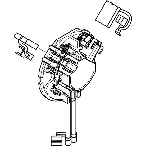 Makita 632F21-6 Schleif Kohlen Halter mit Kohlen Ddf Dhp 482 (1/3)