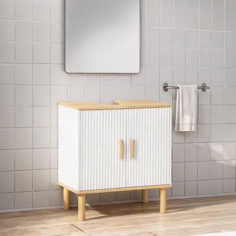 Meuble de salle de bain en melamina de Madera 60 x 30 x 61 cm (1/5)