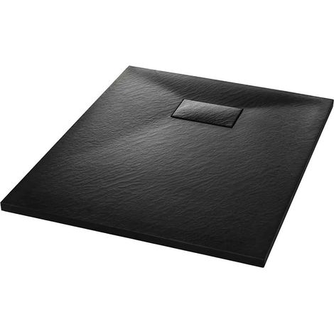 Maison Exclusive - Plato de ducha SMC negro 90x70 cm (1/5)