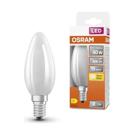 Lampadina LED Osram Star Classic B60 filamento Luce Calda E14