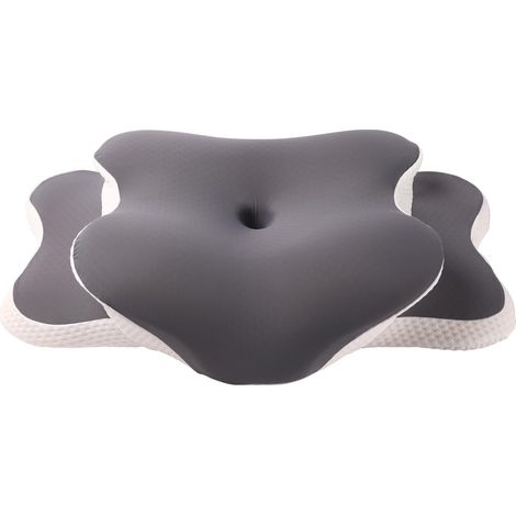 Cuscino per collo e spalle, cuscino ergonomico in memory foam sagomato per un sonno ristoratore, cuscino ergonomico di supporto cervicale per chi dorme di lato, sulla schiena o a pancia in giù