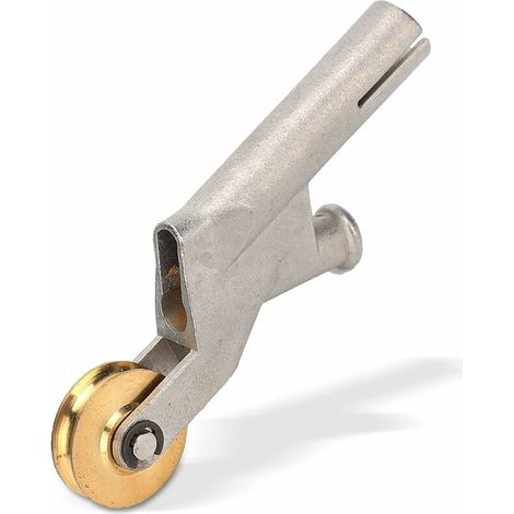 Boquilla para soldar pisos, puntas para soldar pisos superpuestos con rueda para soldadora de vinilo plástico Leister (1/5)