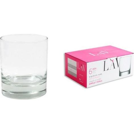 Vasos de 300 ml, 6 unidades.
