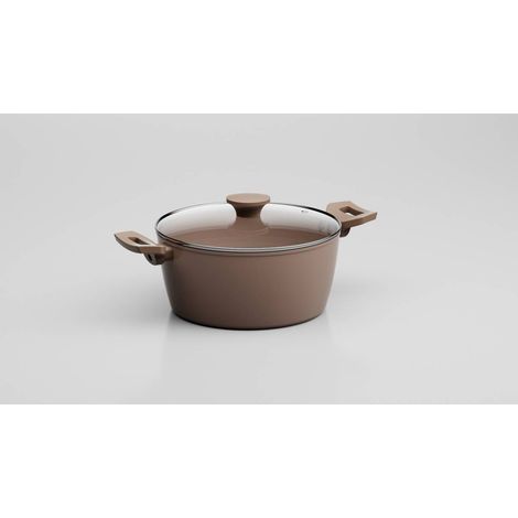 Pentola con coperchio “toscana” d.24 cm in terracotta - 5five (1/5)