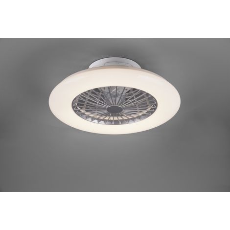 Ventilatore Lampadario Led Dimmerabile Stralsund Alluminio Trio Lighting (1/4)