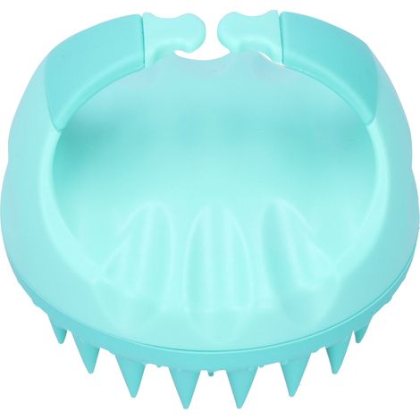 Brosse de massage capillaire multifonction, idéale pour le nettoyage des pellicules et le soin du cuir chevelu. (1/5)