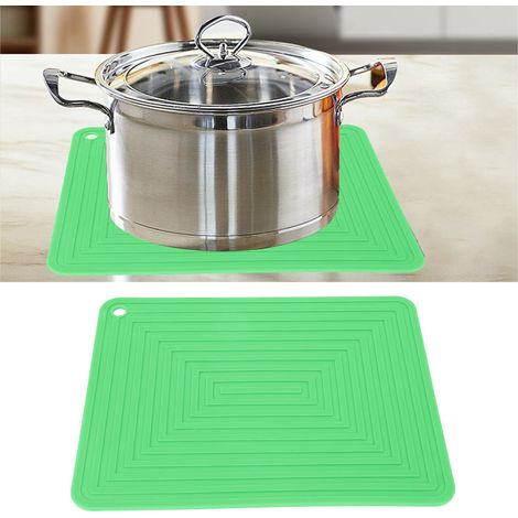 Tapis d'égouttage en silicone grand format pour éviers, vaisselle, verres à vin et autres articles set de table isolant et antidérapant stock direct usine. (1/5)
