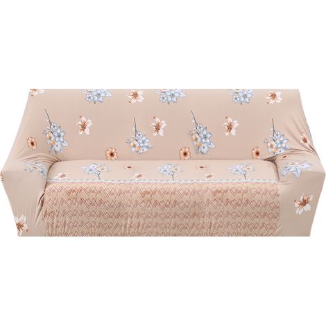 Funda Elástica para Sofá de Poliéster Antideslizante con Estampado, Lavable y Ajustable 190-230 cm – Ideal para el hogar (1/5)