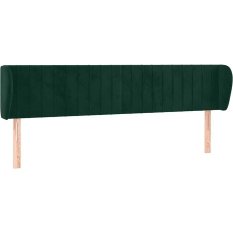 Maison Exclusive - Cabecero de terciopelo verde oscuro 163x23x78/ (1/5)