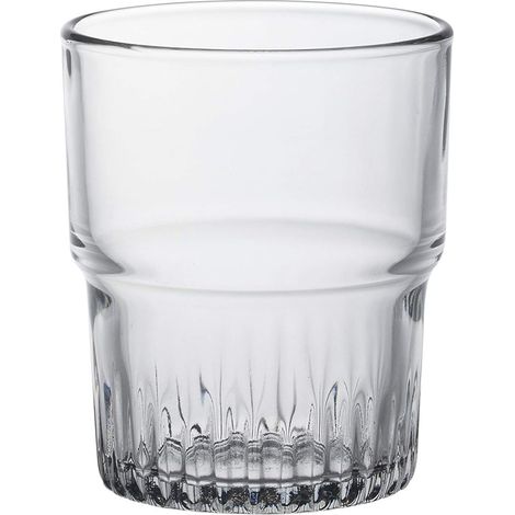 Lot de 6 verres empilables 200 ml, verre renforcé, résistant micro-ondes et lave-vaisselle, pour cuisine (1/5)