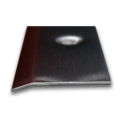 Pack 10 unidades.Transicion Aluminio Una Ala - 40mm  40mm anch. 3mm alt. 0,73m larg. Taladrado - (1/2)