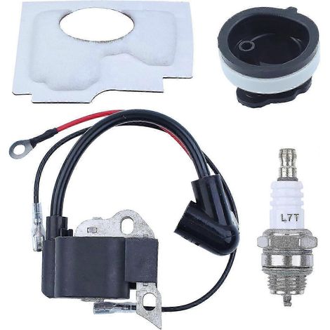Kit bobine d'allumage pour tronçonneuses STIHL MS170, MS180, MS170C et MS180C (références 017 et 018) avec bougie, filtre à air et tuyau d'admission. Pièces détachées pour tronçonneuses : 1130 400, 13 (1/5)