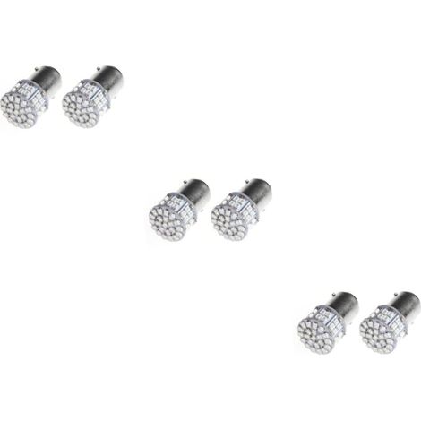 6pièces Ampoules Led De Remplacement Pour Feux De Feux De Recul Et Stop Rouge Double Bayd