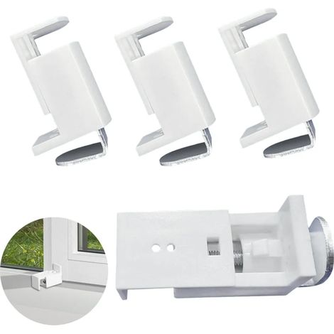Lot de quatre attaches pour store plissé sans perçage accessoires de fixation pour stores à cordons installation facile