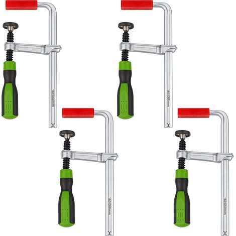 4 pince de Maintien pour Rail en T pour le Travail du Bois Verte (1/5)