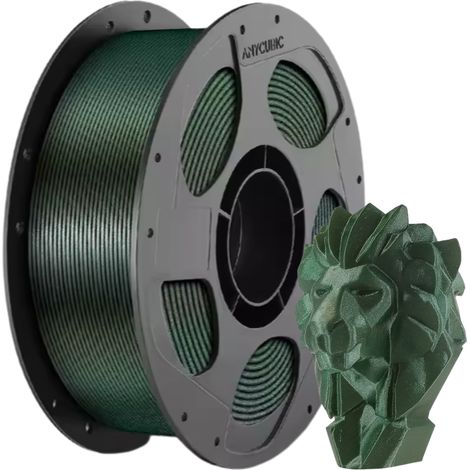 Filamento Anycubic PLA Galaxy Green da 1 kg