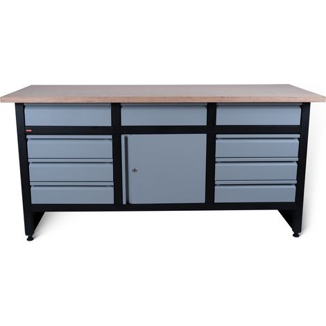 STIER Werkbank Basic, mit 9 Schubladen