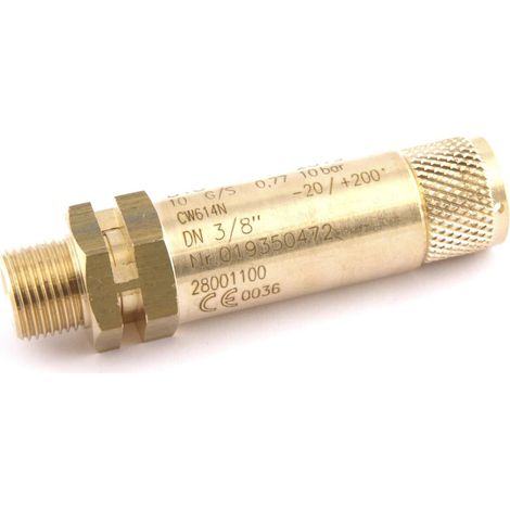 Soupape de sécurité 3/8" 10bar pour compresseurs - SA 0578 - CLAS Equipements
