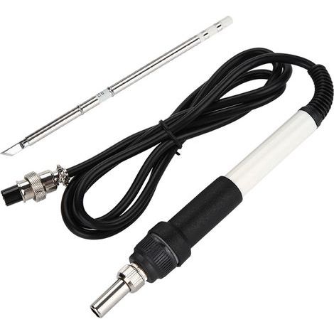 Poignée à souder, DC 12-24V 75W Poignée à souder DSK T12-D ou pointe de fer à souder T12-K 200-400 pour Station de soudage DSK T12-D(Poignée à souder + pointe de fer à souder) (1/5)