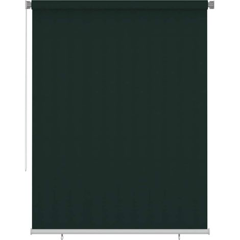 vidaXL Store roulant d'extérieur 185 (l) x 230 (H) cm vert foncé HDPE (1/5)