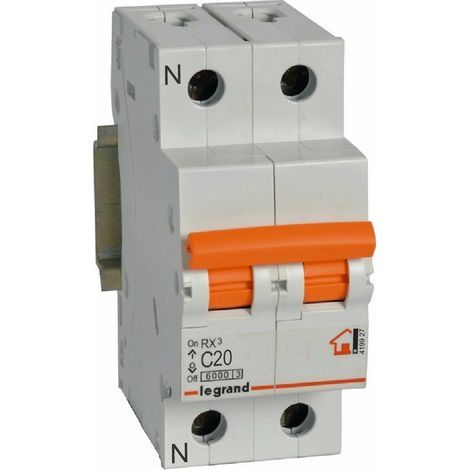 LEGRAND-Rx³ magnetotermico - 1P+N - 230 V - 20A - Curva C [SON-419927]