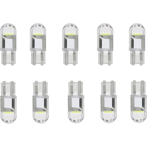 30 Pieces LED Ampoule Voiture COB Ampoule de Remplacement,168 Ampoule LED,LED Interior Car Lights,Ampoule W5W LED,Ampoules LED pour Voiture