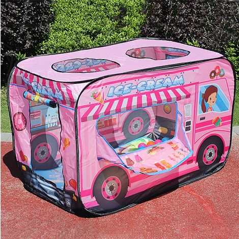 Tente de Jeux- Maison de jeu, petite maison de voiture, 115x70x75cm Petite maison pliable, adaptée à l'intérieur et à l'extérieur (1/2)