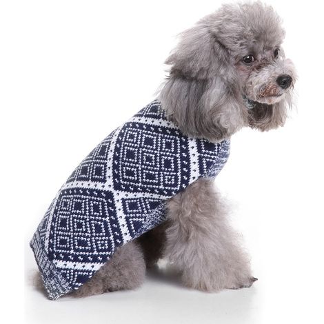 Pull-over Chien - Tricot Noël Pour Chien Petit Race - Taille S - Pour Chiots et Races Naines - 1 Pièce (1/5)