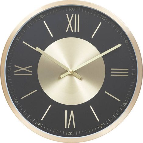 Orologio da parete Ariana 30 cm oro/nero (1/3)