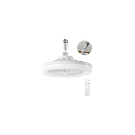 Ventilateur Plafond Avec Lumiere,ventilateur De Plafond Avec Télécommande,ventilateur Silencieux Plafond(Blanc) (1/4)