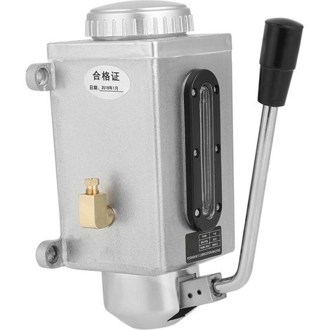 Bomba de aceite de lubricación manual CNC de 500 cc con salidas dobles de 4 mm (1 unidad)
