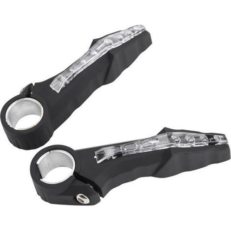 Fdit Fahrradblinker, Fahrradlenkergriffe, LED-Licht, Fahrradwarnleuchte (1/4)