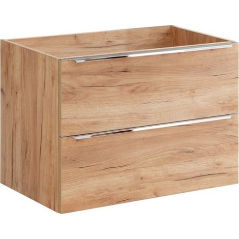 Meuble sous vasque mural - 80 x 46 x 57 cm - Elise Oak - Livraison gratuite (1/5)