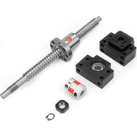 Vis à billes en acier inoxydable SFU1605 250 mm, écrou, support BK/BF12 et accouplement 6,3510 mm. (1/5)