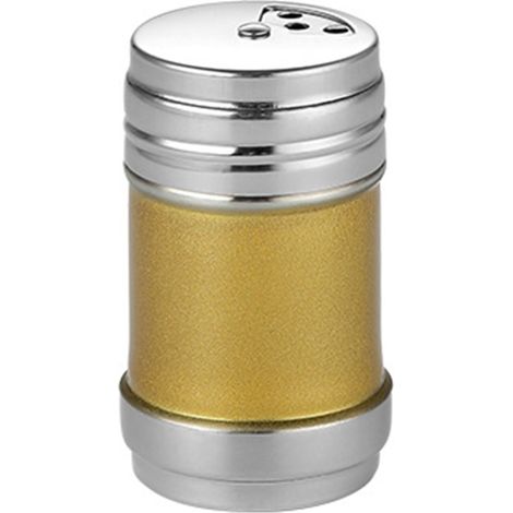 Pot à épices en acier inoxydable, organisateur d'assaisonnement Portable, conteneurs bouteilles avec couvercle rotatif pour la cuisine jaune (1/5)