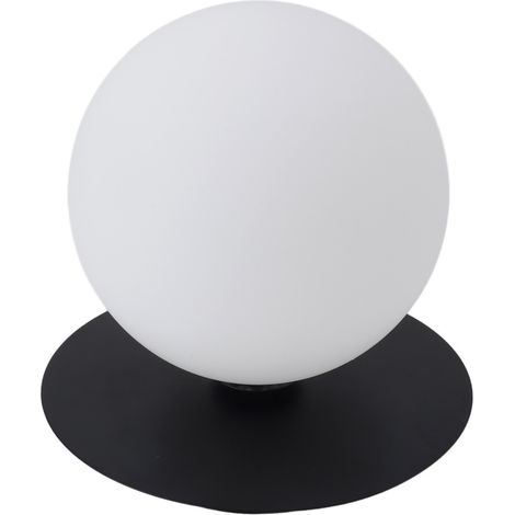 Beyamis Plafonnier globe en verre blanc de 18 cm de diamètre, culot G9, pour entrée de couloir, 85-265 V (1/5)