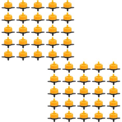 Lot de 100 Goutteurs autorégulant 2 l/h, Goutteurs d'irrigation en ligne système micro, Goutteurs pour arrosage agriole et jardi (1/5)