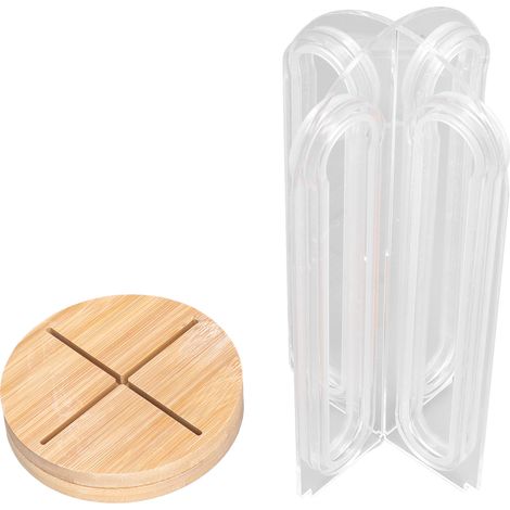 Porte-dosettes de café rotatif, support pour 56 capsules, design minimaliste, idéal pour amateur de café. (1/5)