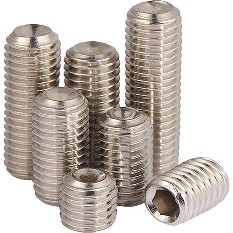 Vis Sans Tête Hexagonale de Acier Inoxydable Douille Hexagonale Vis Pointeaul M1016mm,10 pcs (1/5)