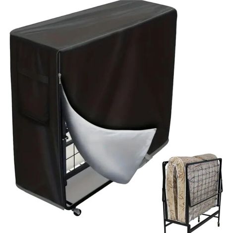 Housse de lit pliante, housse pour organisateur d'équipement de sport de garage,Housse de lit pliante Oxford 210D imperméable Housse de lit pliante de voyage, housse de rangement pour lit pliant a