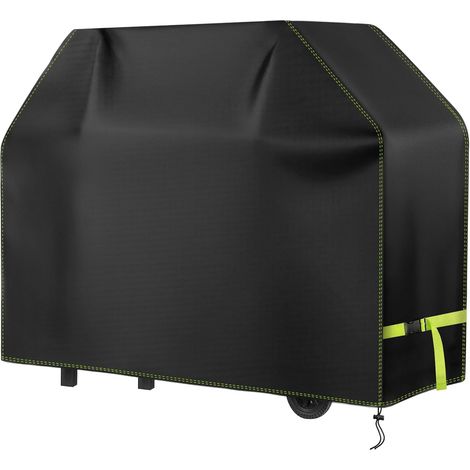 Housse Barbecue Exterieur, 420D Oxford Bache Barbecue Exterieur 77  70  110cm pour Barbecue Weber Spirit E-210 avec Plateaux, Housse De Protection Anti-Vent/Solei/l'eau