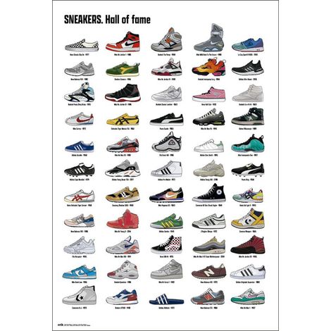Poster sneakers hall of fame (1/3)