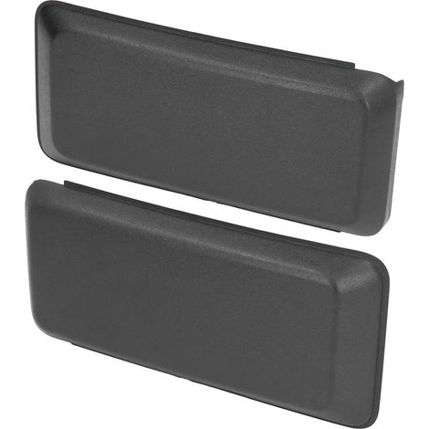 2x Frontstoßstangenschutz-Set aus schwarzem ABS-Kunststoff mit Kratzschutzpolsterung, Auto-Tuning-Zubehör (1/5)