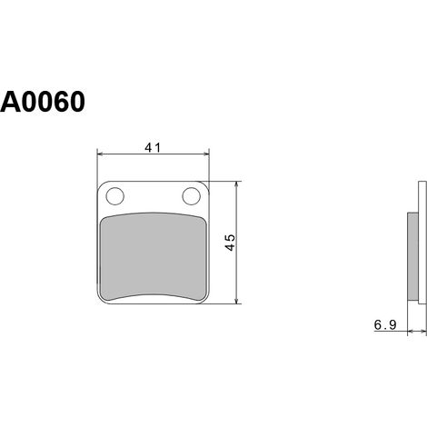 Pastillas de freno semimetálicas premium NISSIN 2024/10 KH54 / KH257 (ECE R90) (fabricadas en Japón) (2P-206GS) (1/5)