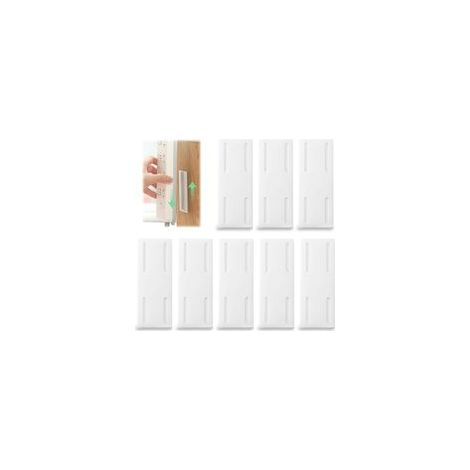 8 Pièces Supports Autocollants Pour Multiprises 10 X 4 X 1,3 Cm Power Board Support MultiUsage Pour Multiprise Murale, Fixation De Prise De Bureau, Prise Murale Pour La Maison (1/5)